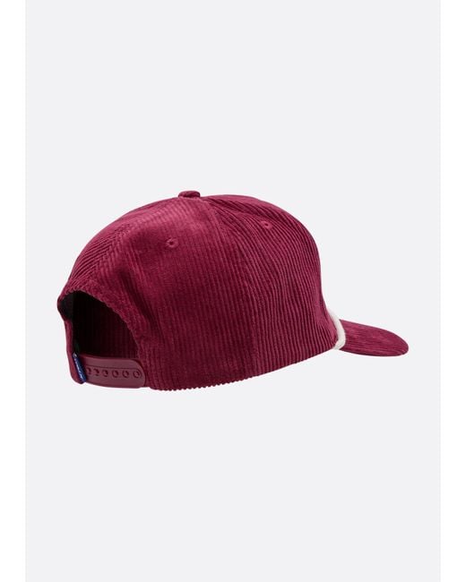 BoohooMAN Red Nautica Krost X Nautica Trucker Hat for men