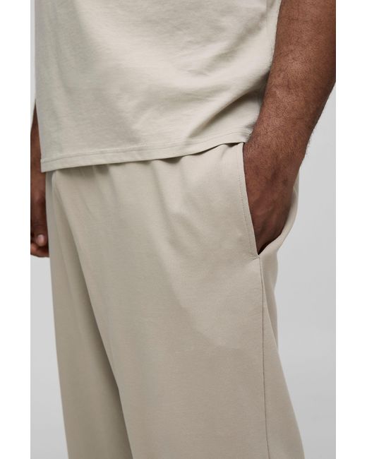 BoohooMAN Plus Oversize Basic Jogginghose in Green für Herren