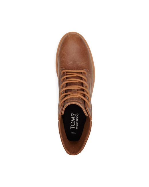 BoohooMAN Brown Toms Navi Trvl Lite Ranger Boot for men