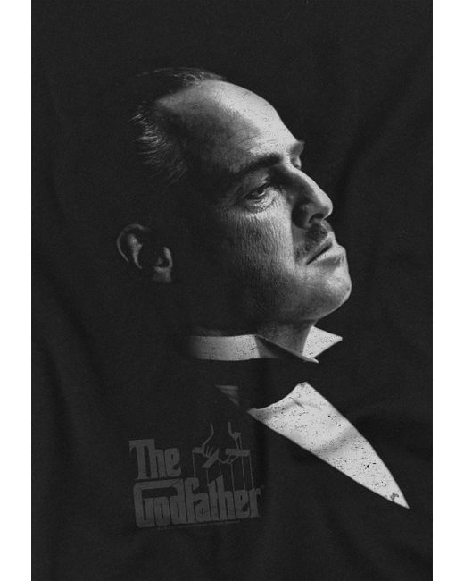 BoohooMAN The Godfather Godfather Graphic Vito Mens Long Sleeve T Shirt, Black for men