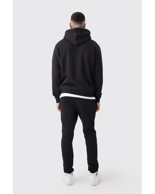 BoohooMAN Tall Basic Skinny Fit Jogger In Black for men