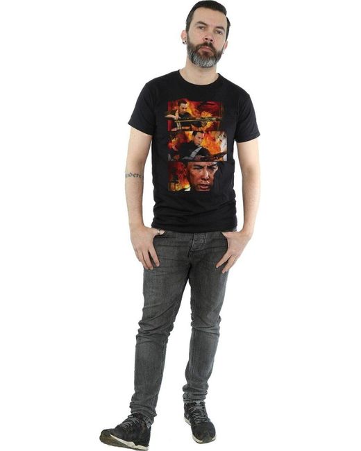 BoohooMAN Black Star Wars Rogue One Chirrut Comic Strip T-shirt for men