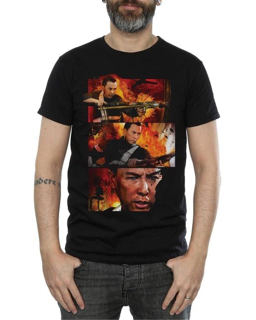 BoohooMAN Black Star Wars Rogue One Chirrut Comic Strip T-shirt for men
