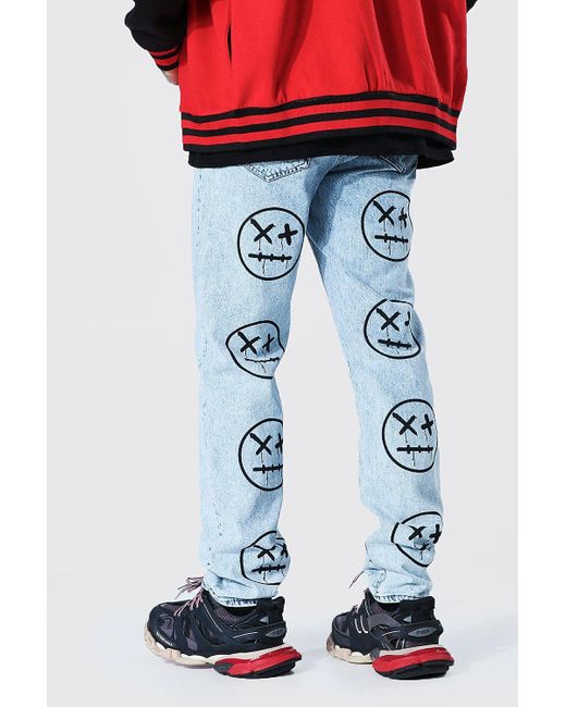 BoohooMAN Denim Relaxed Fit Rigid Drip 