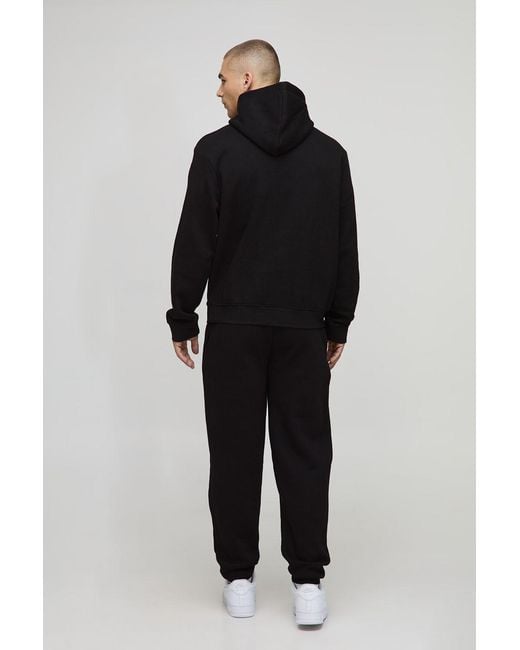 BoohooMAN Black Basic Regular Fit Jogger for men