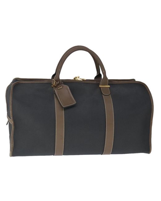BoohooMAN Black Dunhill Preloved Travel Duffle Weekender Unisex - Brown Travel Bags for men
