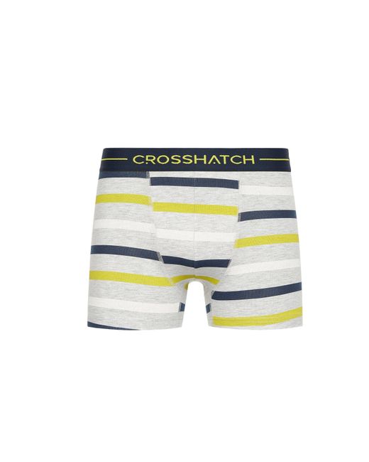BoohooMAN Yellow Crosshatch Warbler Boxers 3pk for men
