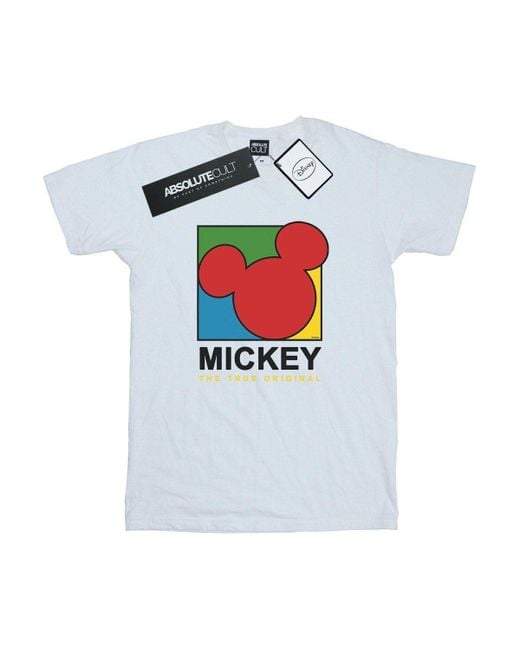 BoohooMAN White Disney Mickey Mouse True 90s T-shirt for men