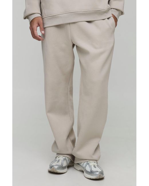 Tall Basic Straight Leg Jogger Boohoo de color Gray