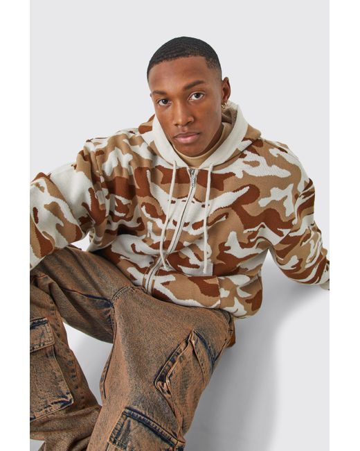 Oversized hot sale camo jumper