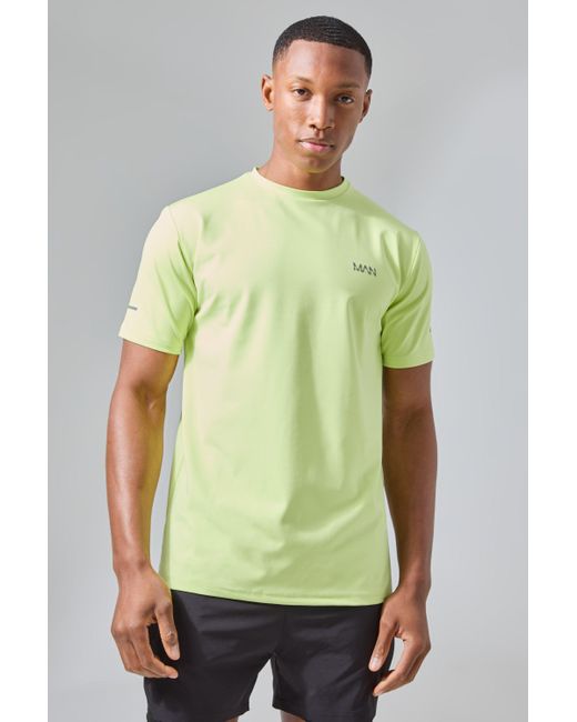 BoohooMAN Green Active Performance T-shirt for men