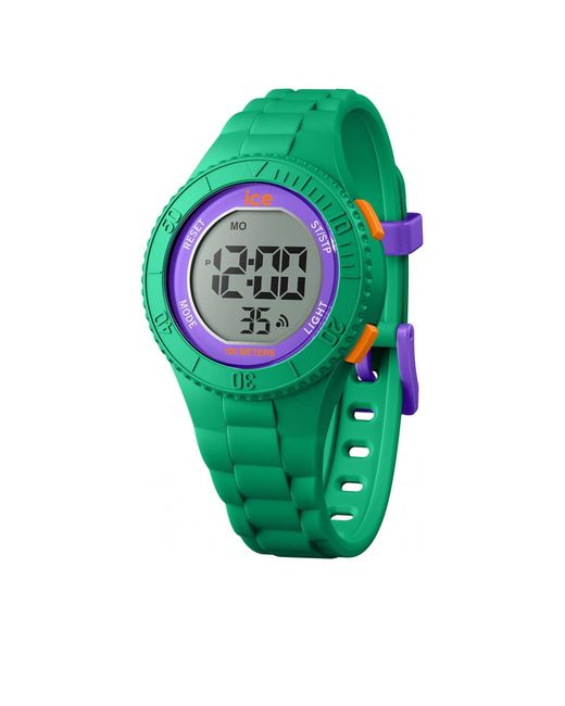BoohooMAN Green Ice-watch 021616 Ice Digit 35mm Quartz Watch for men