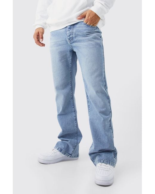 Relaxed Rigid Flare Jeans