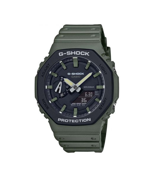BoohooMAN Black Casio Ga-2110su-3aer G-shock 45mm Quartz Watch for men