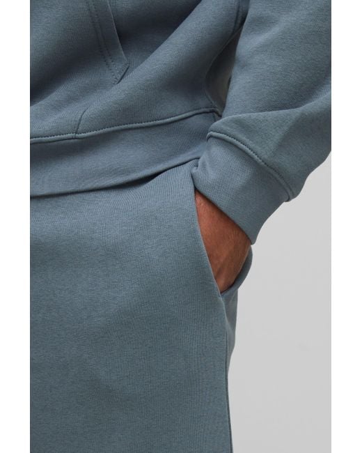 Plus Basic Slim Fit Jogger Boohoo de color Blue