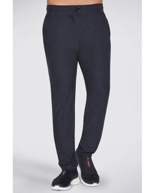 BoohooMAN Blue Skechknits Ultra Go Lite Tapered Pant Navy for men