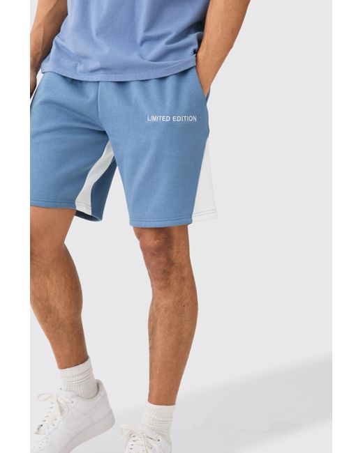 BoohooMAN Blue Relaxed Limited Edition Gusset Short for men