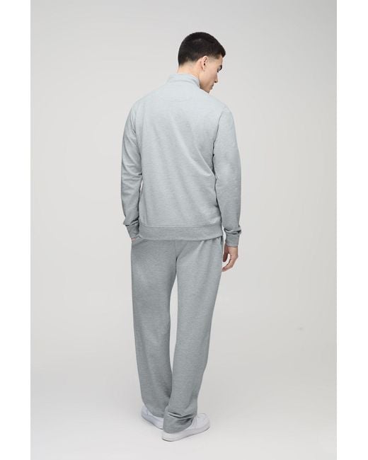 BoohooMAN Gray Lightweight Basic Straight Fit Jogger for men