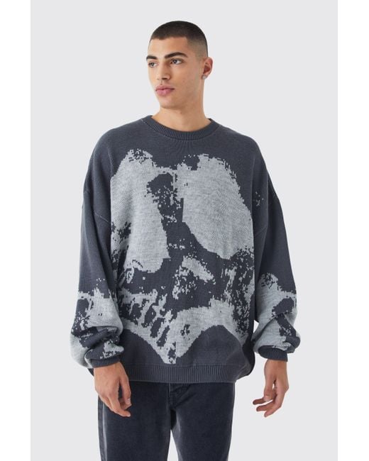 Oversized skull clearance sweater