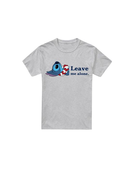 BoohooMAN Blue Disney Leave Me Alone T-shirt for men