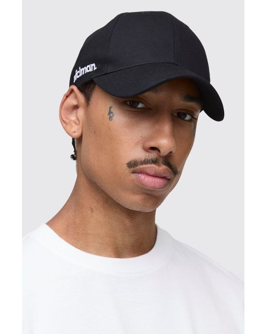 Boohoo Black Twill Cap