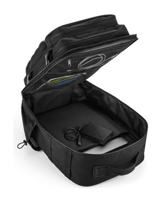 BoohooMAN Black Bagbase Molle Tactical Backpack for men