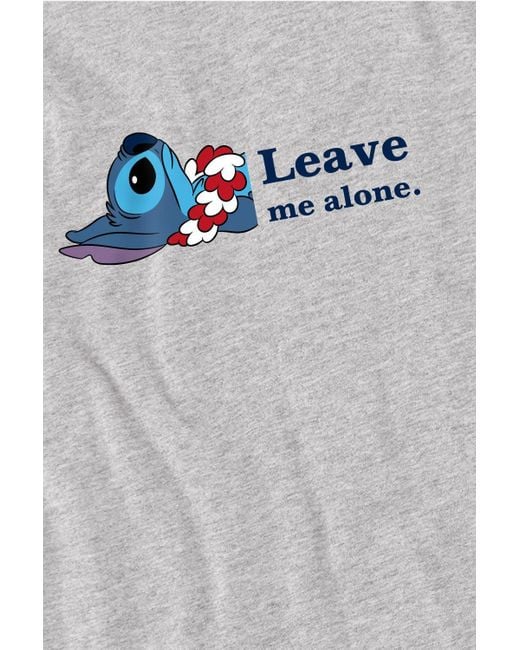 BoohooMAN Blue Disney Leave Me Alone T-shirt for men