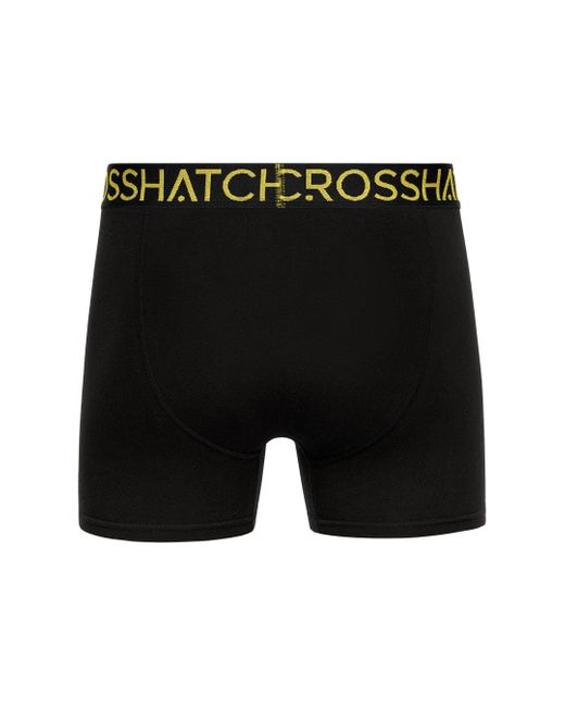 BoohooMAN Orange Crosshatch Highlighter Boxers 3pk for men