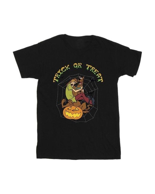 BoohooMAN Black Scooby Doo Trick Or Treat T-shirt for men