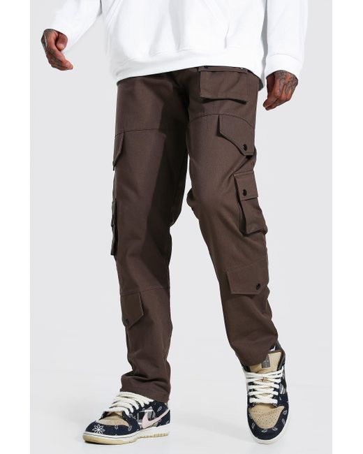 Wholesale Men Fashion Loose Casual Straight Cargo Pants