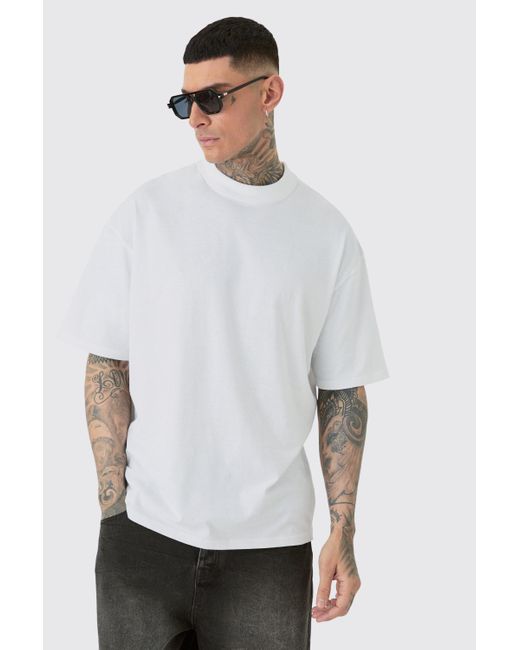 BoohooMAN Tall Oversized Los Angeles Renaissance T-shirt In White für Herren