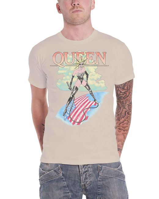 BoohooMAN Gray Queen Mistress T Shirt for men