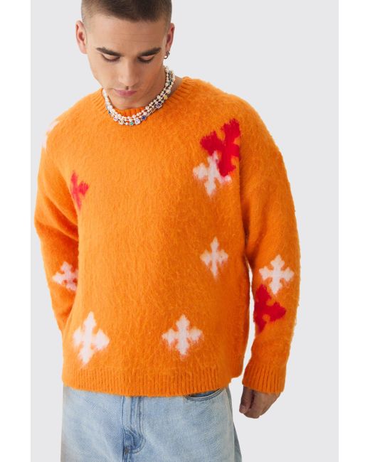 Orange oversized jumper 2025