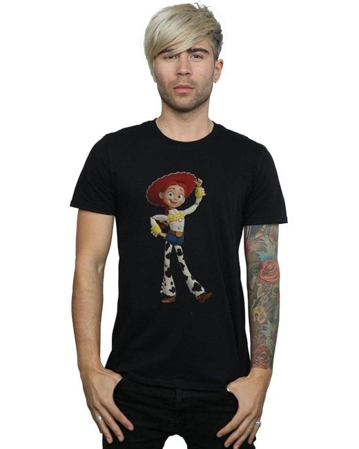 BoohooMAN Black Disney Toy Story Jessie Pose T-shirt for men
