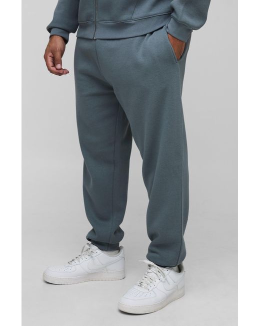 Boohoo Blue Plus Basic Regular Fit Jogger