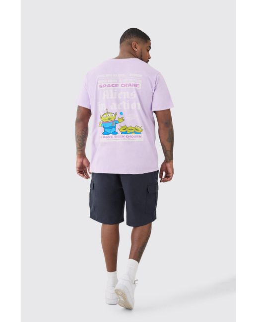 BoohooMAN Purple Plus Toy Story T-shirt In Lilac for men