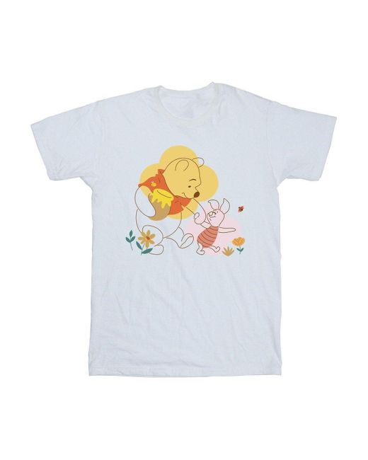 BoohooMAN White Disney Winnie The Pooh Piglet T-shirt for men