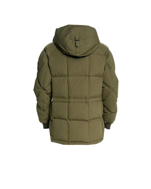 BoohooMAN Green Belstaff Hawthorn True Olive Parka Jacket for men