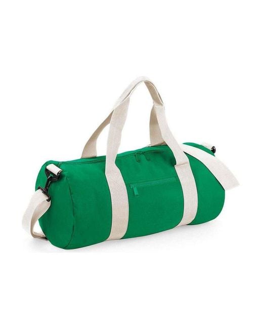 BoohooMAN Green Bagbase Original Duffle Bag for men