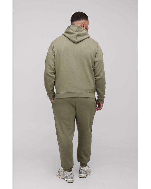 BoohooMAN Green Plus Basic Slim Fit Jogger for men