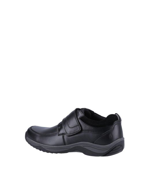 BoohooMAN Blue Hush Puppies 'douglas' Classic Touch Fastening Shoes for men