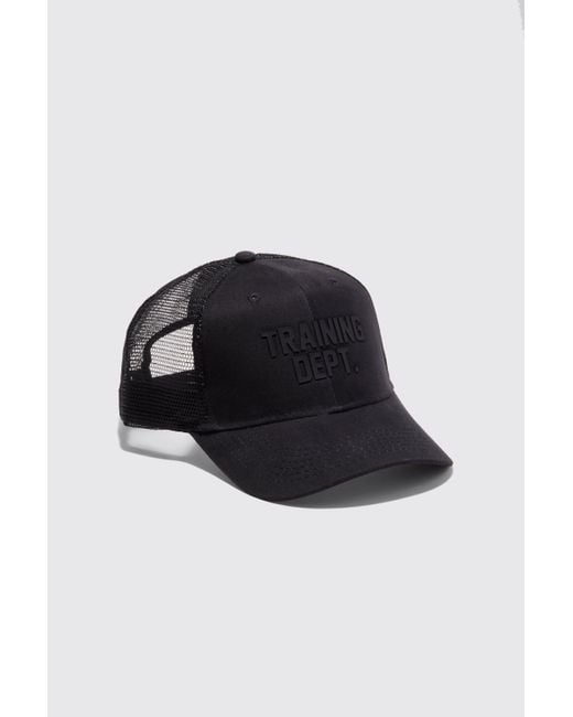 Boohoo Black Man Active Training Dept Cap