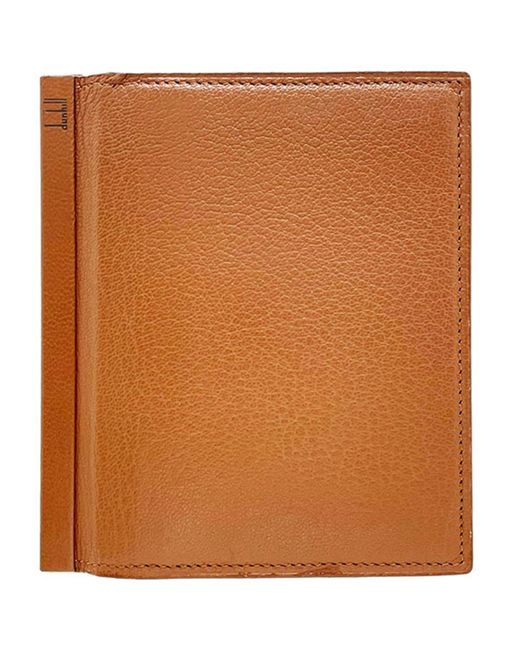 BoohooMAN Dunhill Preloved Leather Wallet Slim Bifold - Brown for men