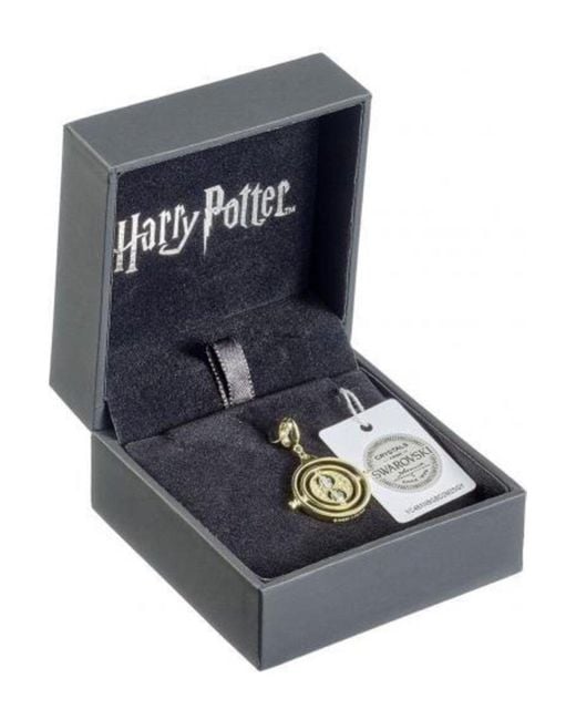 BoohooMAN Metallic Harry Potter Swarovski Time Turner Charm for men