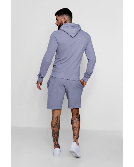 shorts and hoodie tracksuit