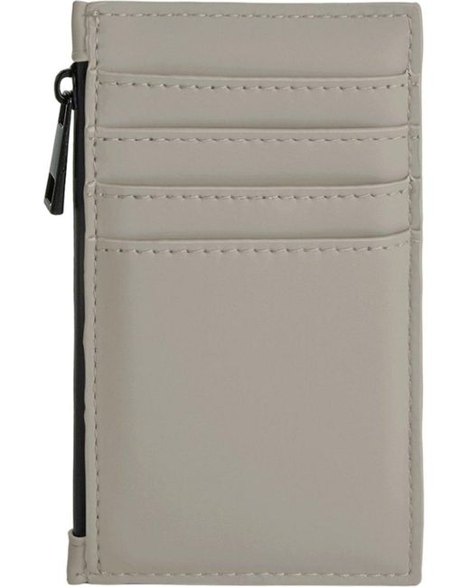 BoohooMAN Gray Bagbase Matte Pu Card Holder for men