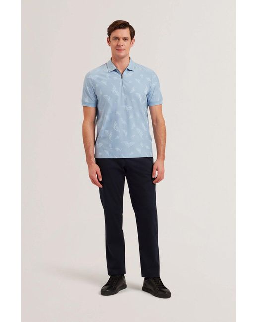 BoohooMAN Blue Bernads Reg Fit Chino Navy for men