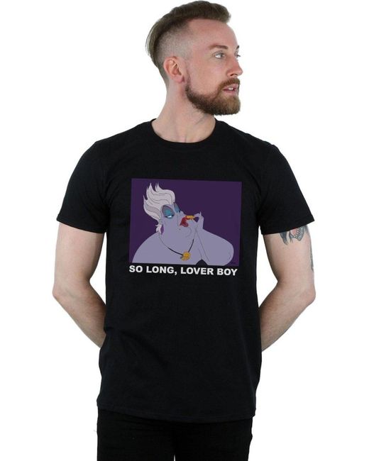 BoohooMAN Black Disney The Little Mermaid Ursula Lover Boy T-shirt for men