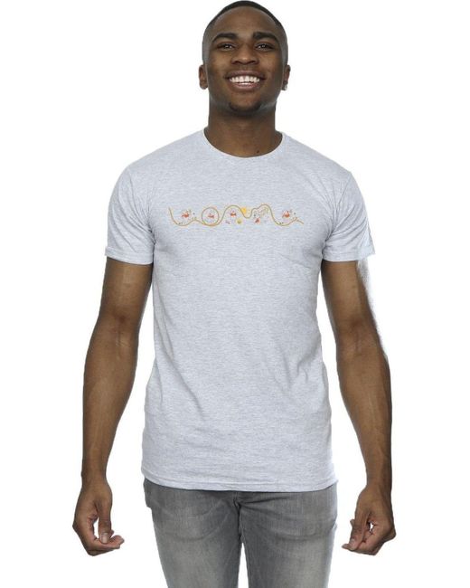 BoohooMAN White Disney Winnie The Pooh Tigger Line T-shirt for men