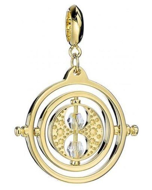 BoohooMAN Metallic Harry Potter Swarovski Time Turner Charm for men